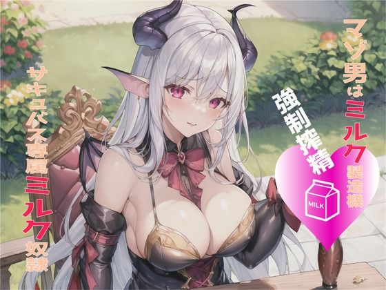 【新着同人誌】【マゾ男はミルク製造機】強●搾精サキュバス専属ミルク奴●のトップ画像