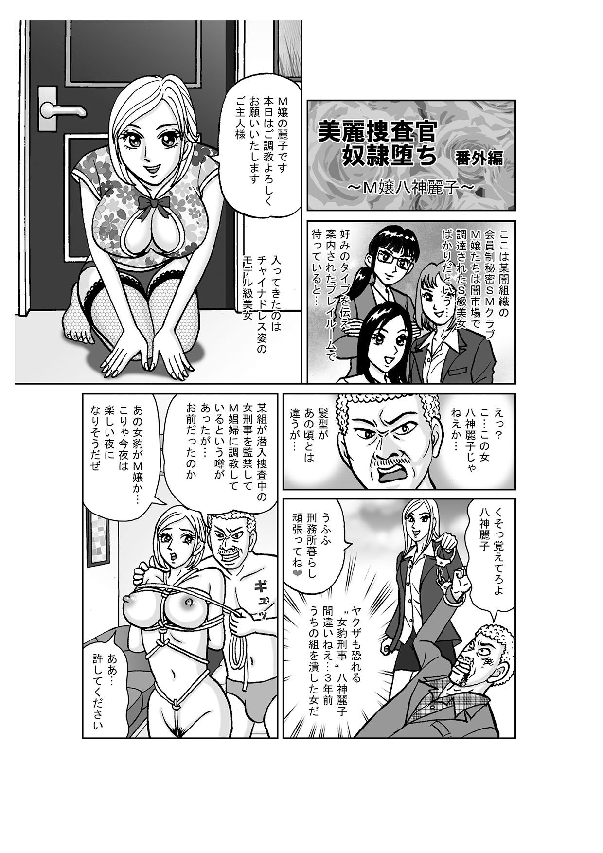 【新着同人誌】美麗探偵奴●堕ち 〜如月麗香 羞恥のSM娼婦化調教〜のトップ画像