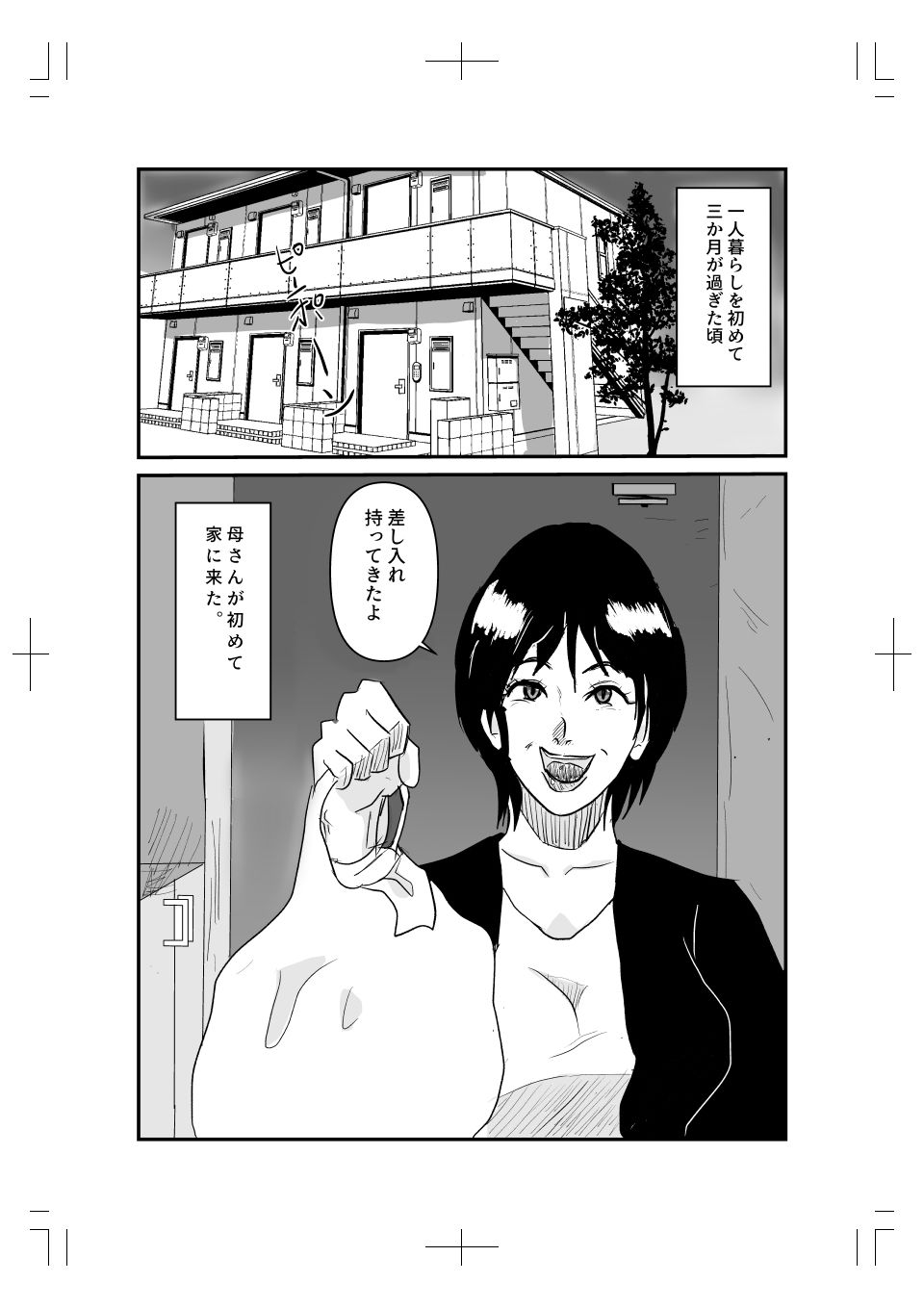 【新着同人誌】ヤリたい母子が一線を越えるまでのトップ画像