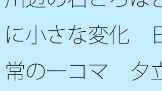 【新着同人誌】川辺の石ころほどに小さな変化 日常の一コマ 夕立の中あるのかないのか・・・…のトップ画像