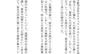 【新着同人誌】スチュワーデスを機内トイレに押し込んでセックスした、機長とスチュワーデスは…のトップ画像