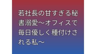 【新着同人誌】若社長の甘すぎる秘書溺愛〜オフィスで毎日優しく種付けされる私〜のトップ画像