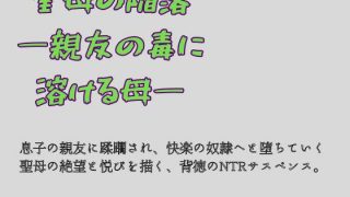 【新着同人誌】聖母の陥落 ―親友の毒に溶ける母―のトップ画像
