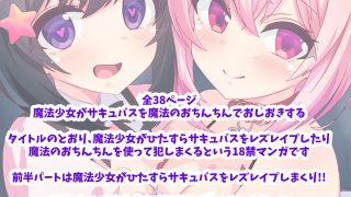 【新着同人誌】魔法少女はおちんちんでサキュバスをおしおきする！！のトップ画像