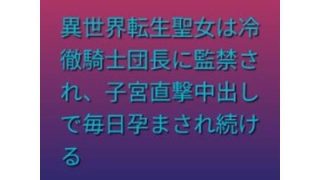 【新着同人誌】異世界転生聖女は冷徹騎士団長に監禁され、子宮直撃中出しで毎日孕まされ続けるのトップ画像