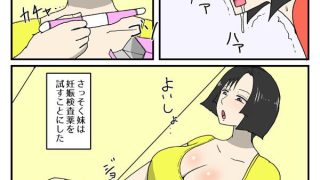 【新着同人誌】人妻で妊娠中の妹が実家に里帰りしたので中出ししてる件のトップ画像