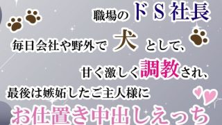 【新着同人誌】SNSで知り合ったご主人様は職場のドS社長。毎日会社や野外で犬として甘く激…のトップ画像