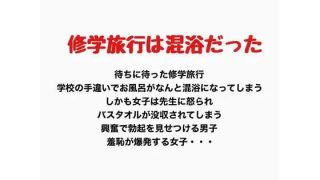 【新着同人誌】修学旅行での混浴、女子の羞恥心が爆発するのトップ画像
