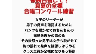 【新着同人誌】真夏の全裸合唱コンクール練習のトップ画像